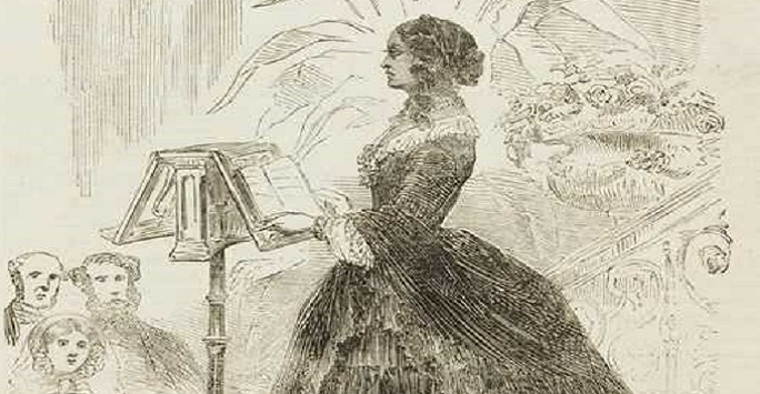 Drawing of Mary E. Webb 