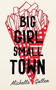 big girl small town book cover - book title in black text over a handdrawn red image of a portion of chips