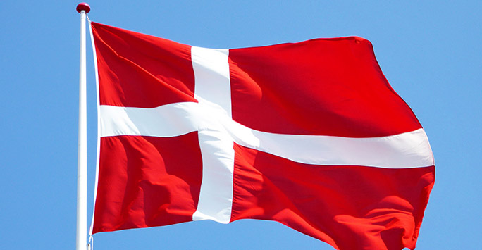 A picture of the Danish Flag