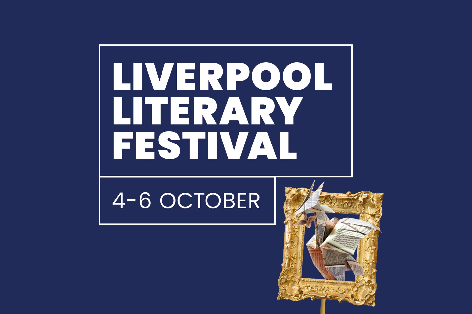 Liverpool Literary Festival 2024, 4th to the 6th October