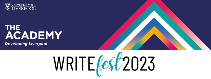 Logo for Writefest 2023