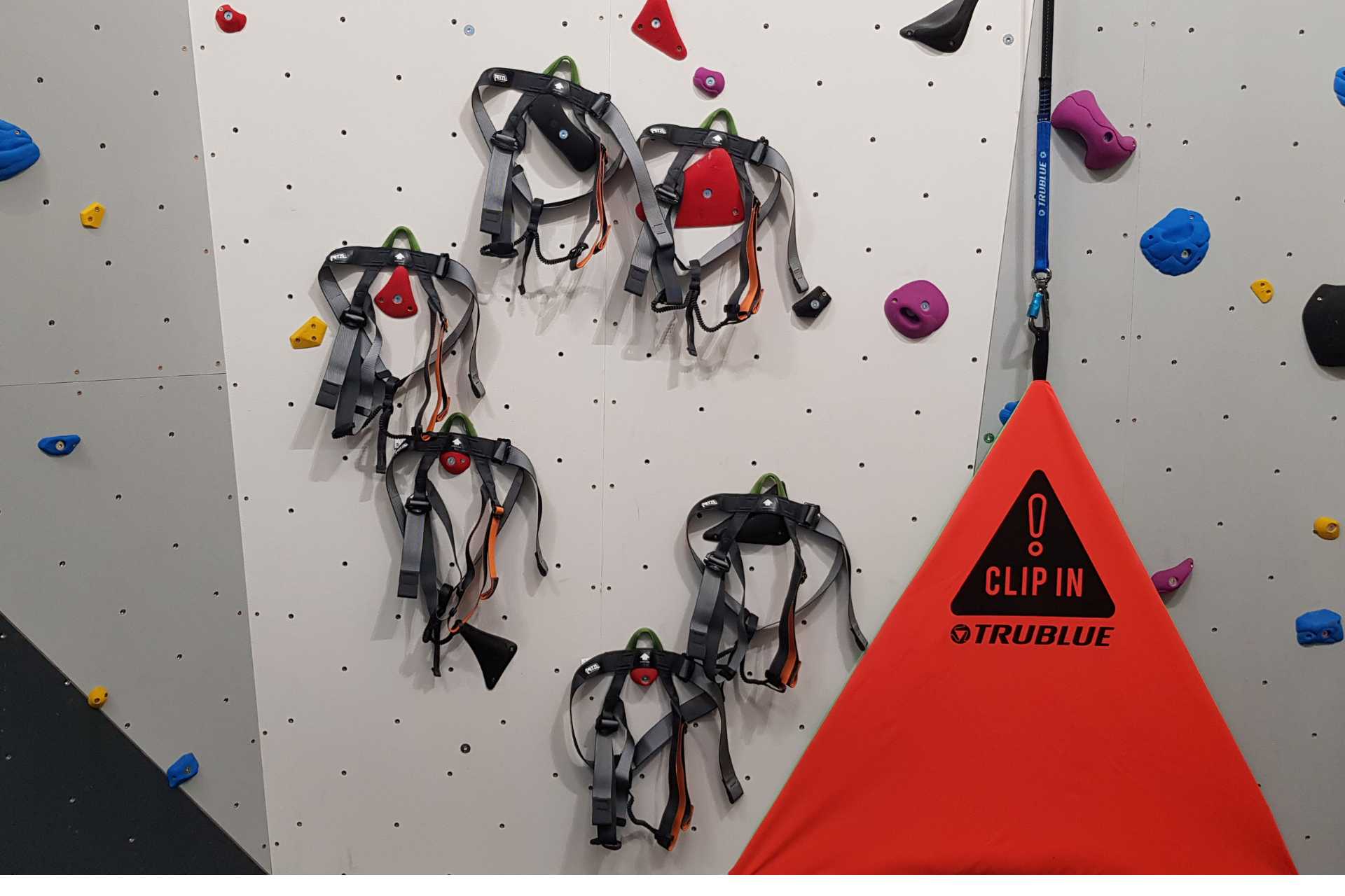 Climbing wall Harnesses Banner