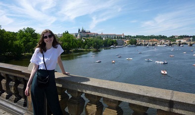 Study Abroad student in Prague