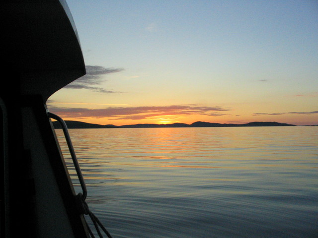 Dawn in Barra Sound