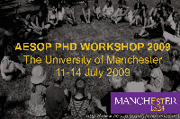 AESOP PhD Workshop advert
