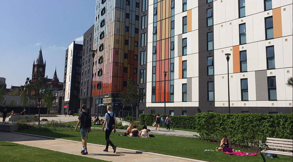 External view of Crown Place
