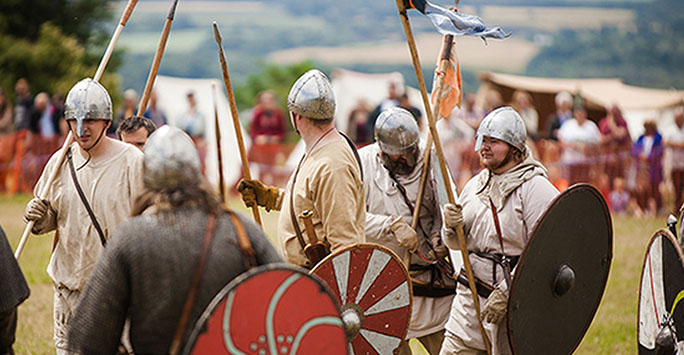 Viking re-enactment