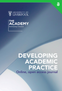 UoL Academic development: Developing Academic Practice Journal Issue 1 Cover