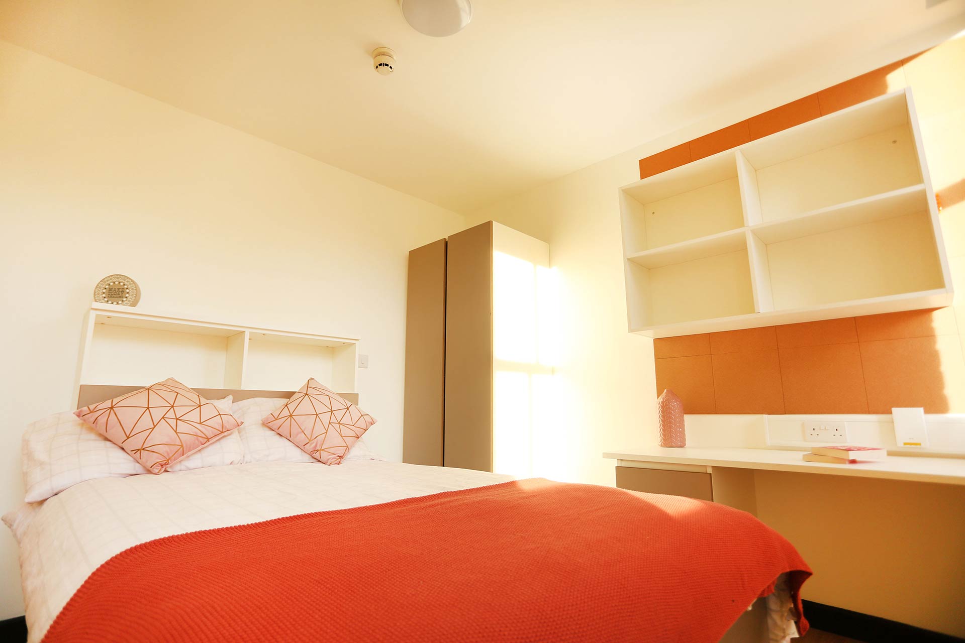 Studio bedroom at Agnes Jones House.
