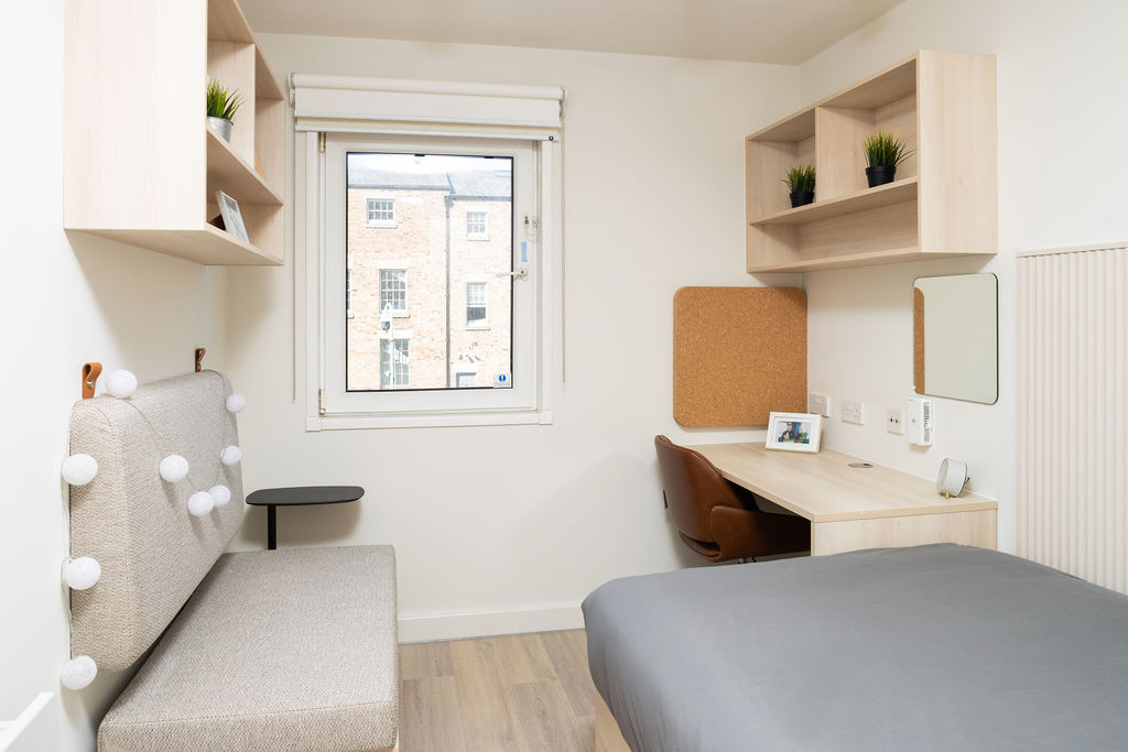 A Bronze Ensuite bedroom at Apollo Court.