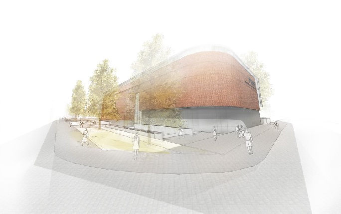 The artist's impression how the Yoko Ono Lennon Centre should look upon completion