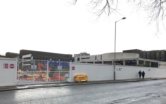 Building beginning at the Yoko Ono Lennon Centre