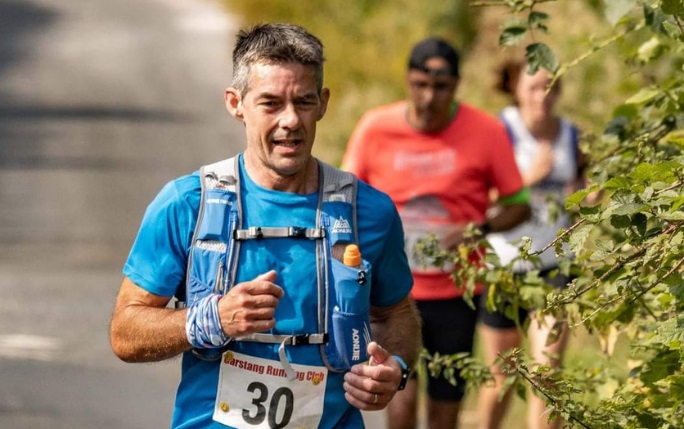 Adam Eshborn running the Garstang Half Marathon