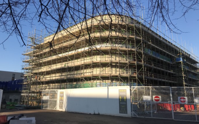 The Yoko Ono Lennon Centre in construction 