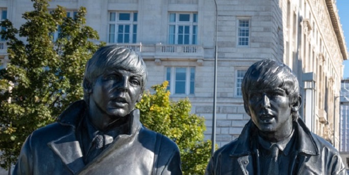 The Beatles at the Pierhead