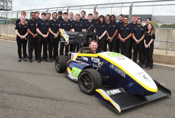 University of Liverpool Motorsport team (ULM) at Silverstone