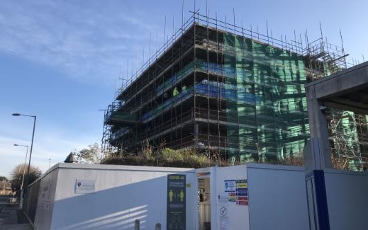 The Yoko Ono Lennon Centre in construction 