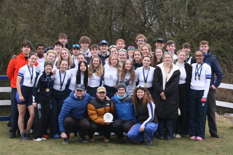 A group of students