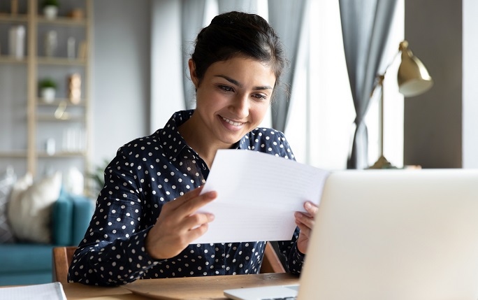 Student smiling