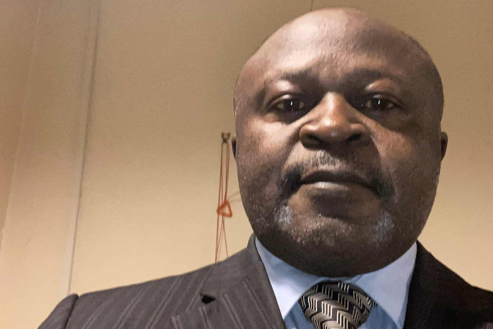 Alumnus and donor Eric Achu Ndangoh