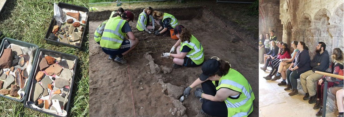 Archaeology field school banner