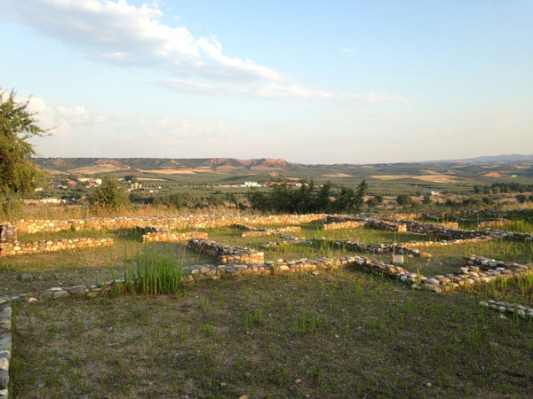 Archaeological site in Greece