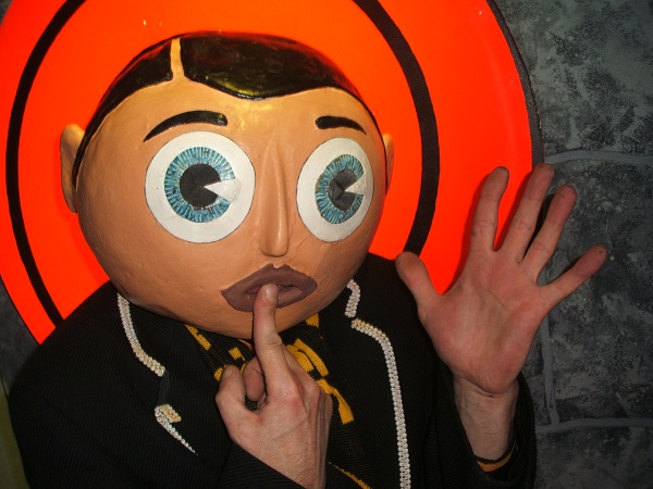 Frank Sidebottom, photographed by David J Arnold