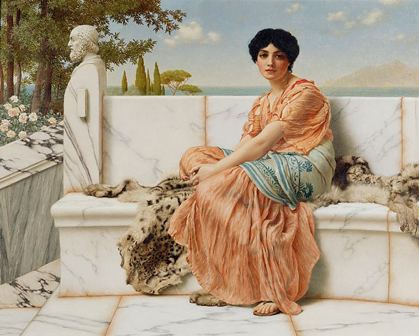 painting of Sappho