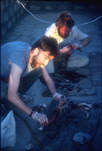 On a dig in Northern Iraq in 1986.