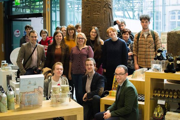 Students at Manchester Museum