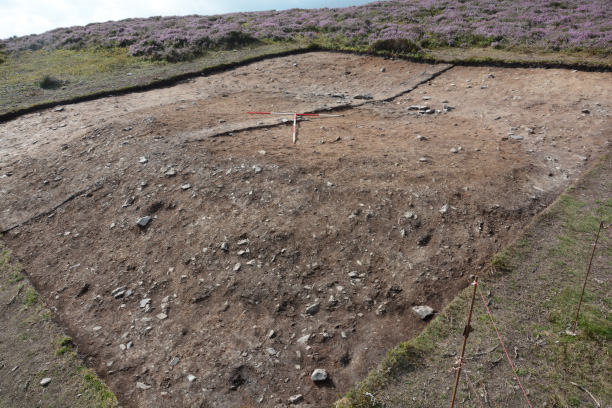 Excavation of the house platform