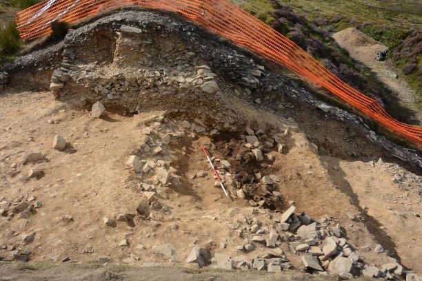 Excavation underway on the Late Bronze Age palisade