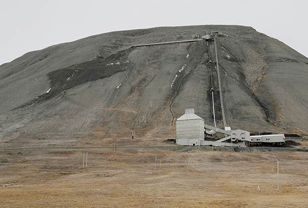 Open cast mine in Norway