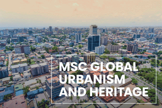 Animated GIF with first frame showing a built up urban area in the global south with the text 