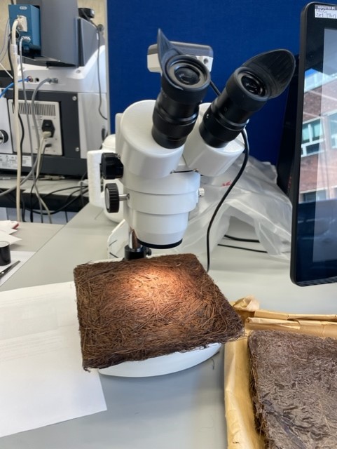 Insulation material developed from date palm fibre