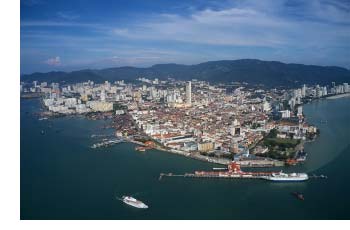 Aerial view of George Town World Heritage Site, Malaysia. Source: Derrick Lim/ Shutterstock.com