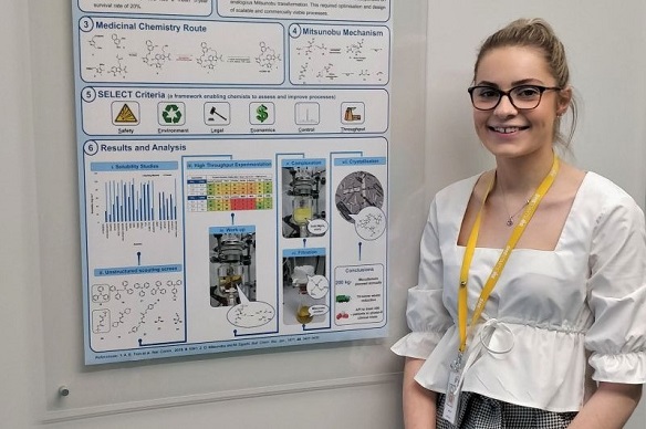 Chemistry student wins National Undergraduate Placement of the Year award