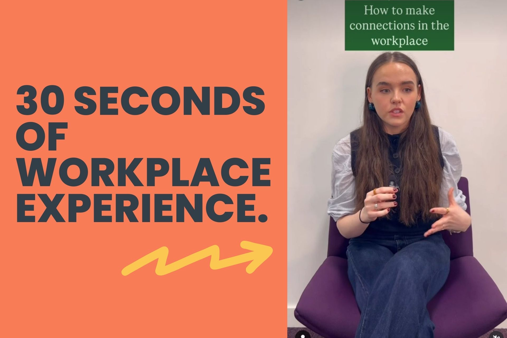 Sophie on video offering advice on new workplaces