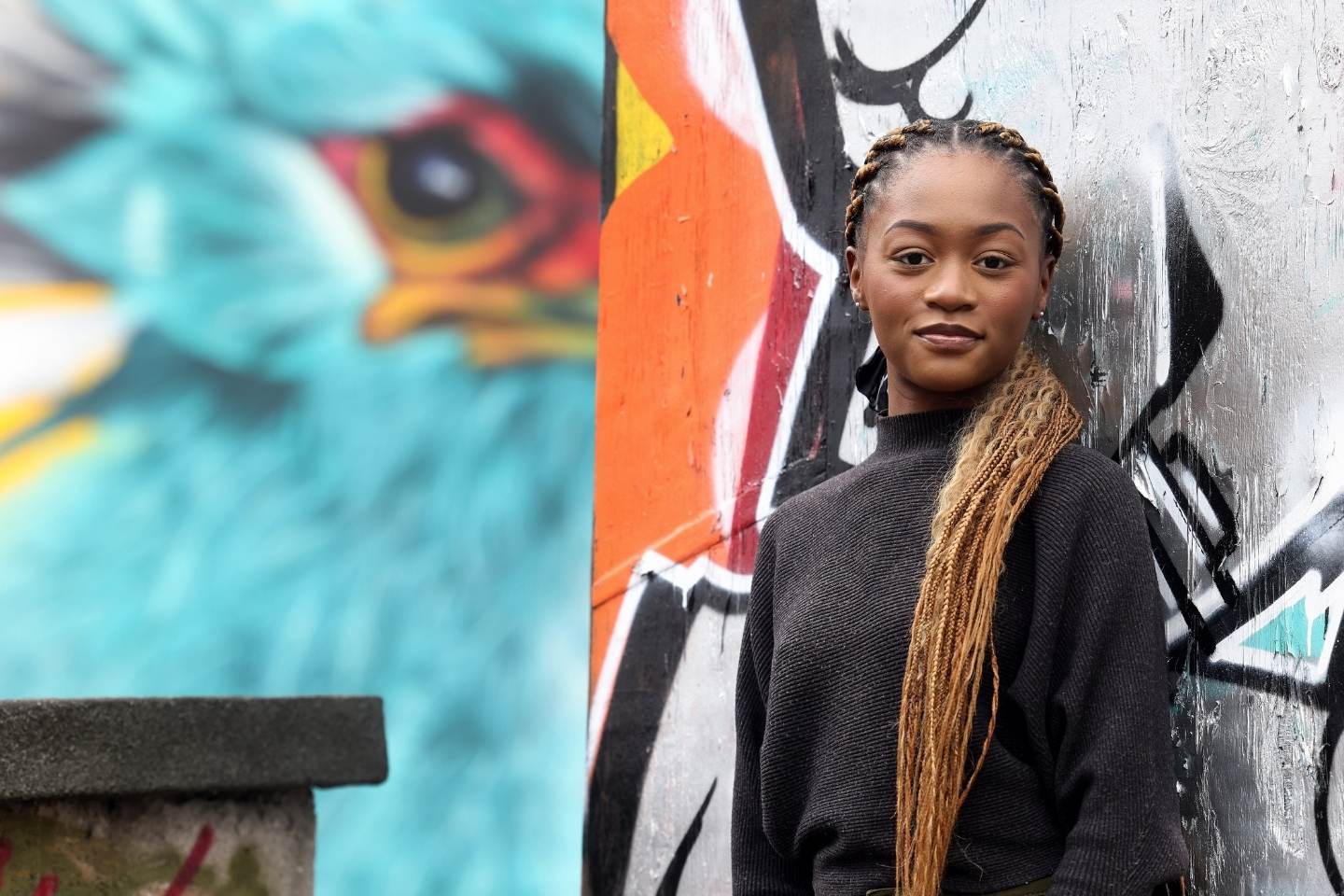 student enterpreuner in urban setting