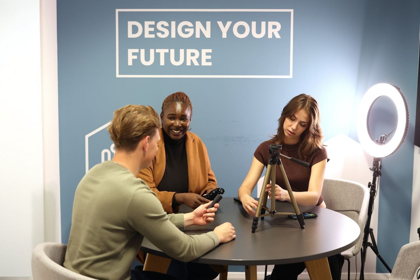 Students in sir Rigby enterprise centre