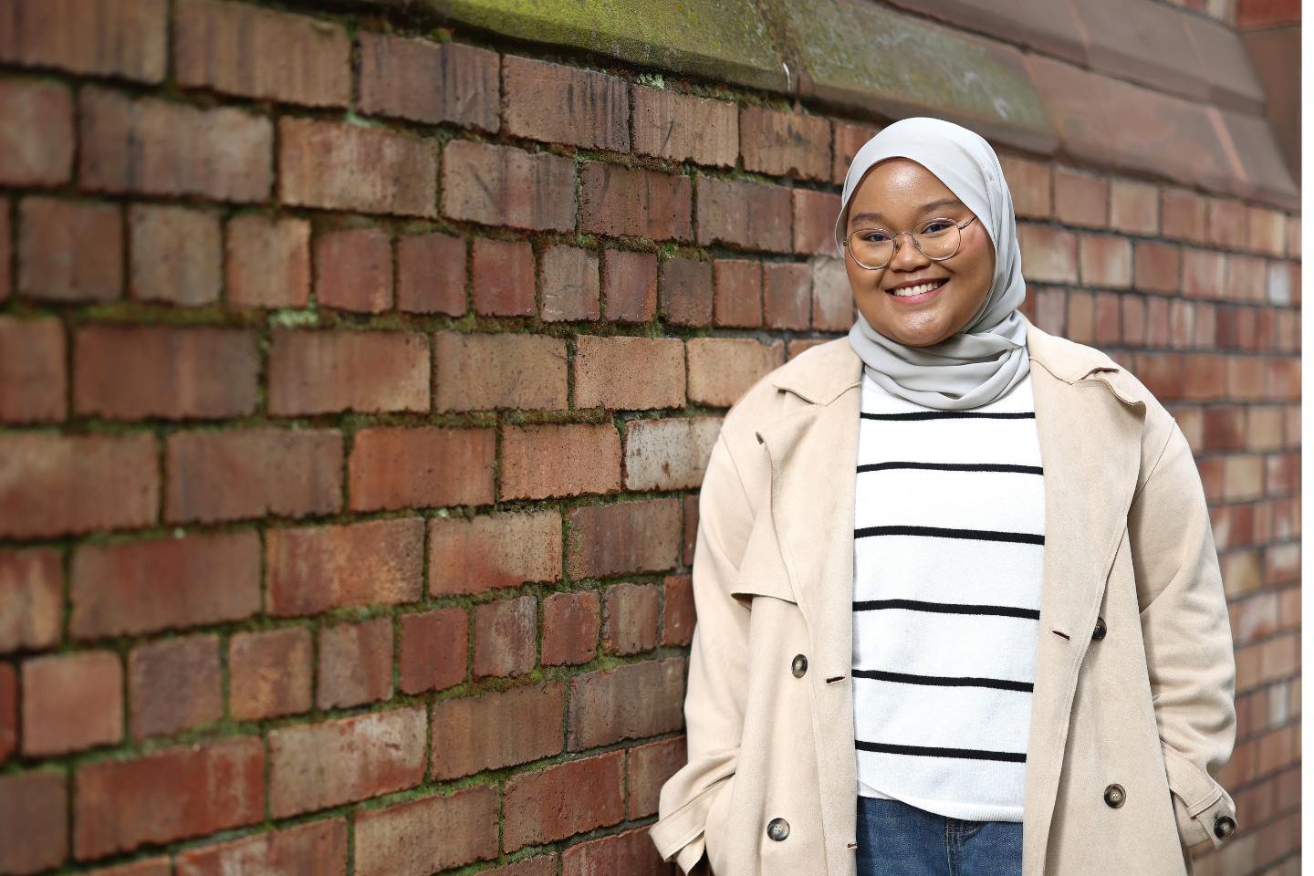 A recent international graduate participating in an internship program through the University of Liverpool.