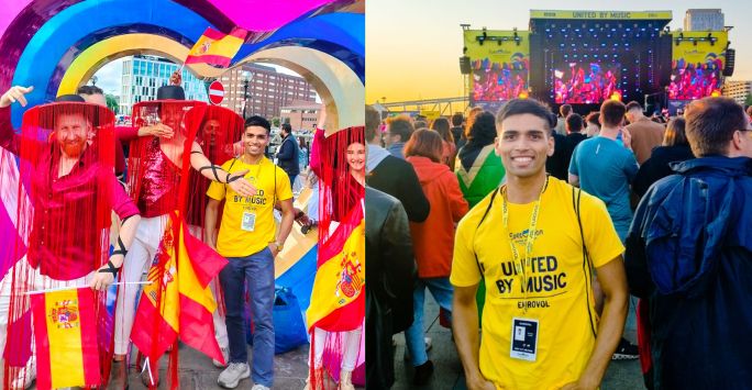 My volunteering experience at Eurovision: Sumeet Gupta