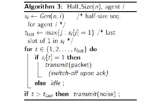 Game theory algorithm