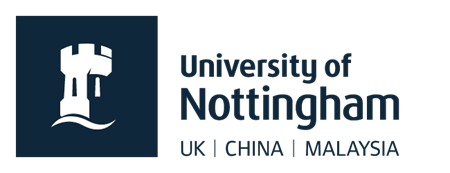 The University of Nottingham logo shows a castle turret next to the words 