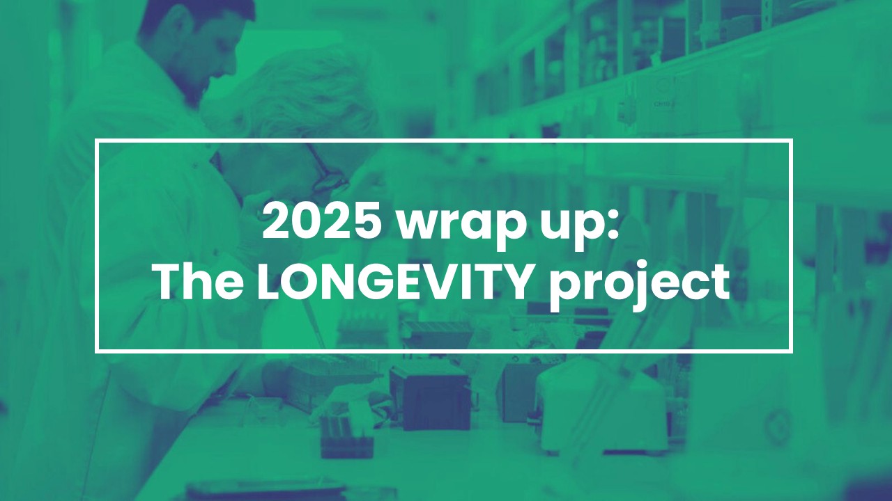 Two CELT Global Health scientists are working in one of our labs. The blog title is written over the top.