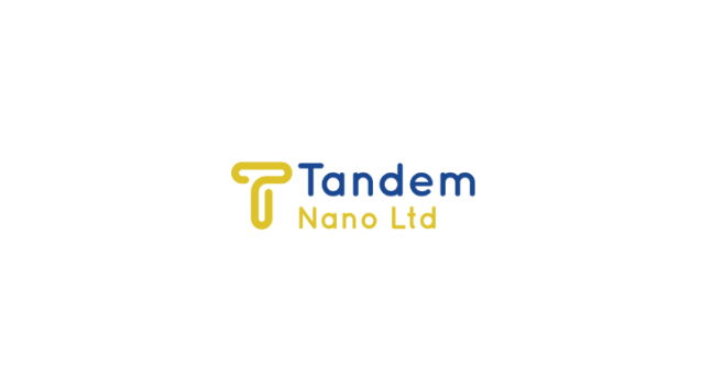 The Tandem Nano Ltd logo is the organisation name to the right of a stylised letter T graphic