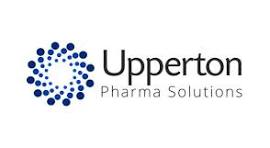 The Upperton logo is a swirl of expanding dots with the words 