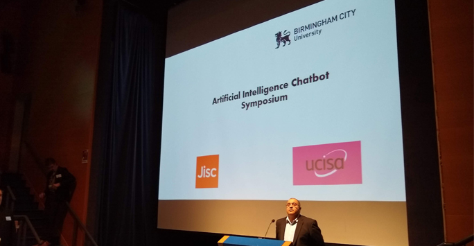 Opening of the AI chatbots in HE symposium at BCU