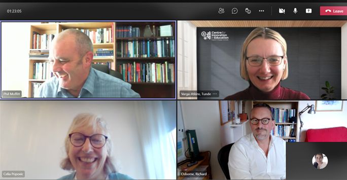 Host and Guests in Online Meeting