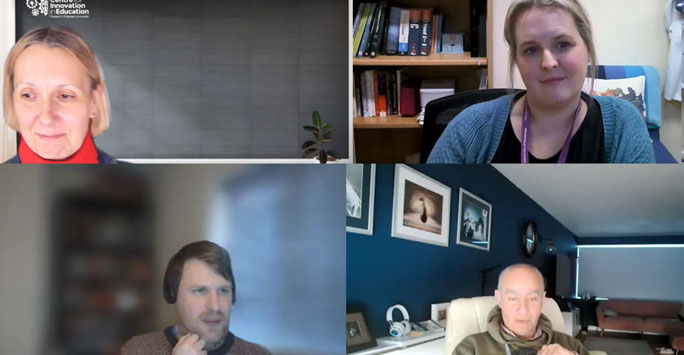 Host and Guests In Online Meeting